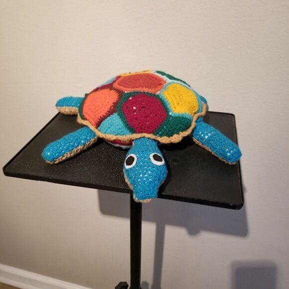 TURTLE CROCHET STICHING (toy bin 1) - Picture 1 of 6